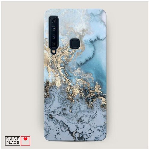 фото Чехол пластиковый samsung galaxy a9 2018 морозная лавина синяя case place