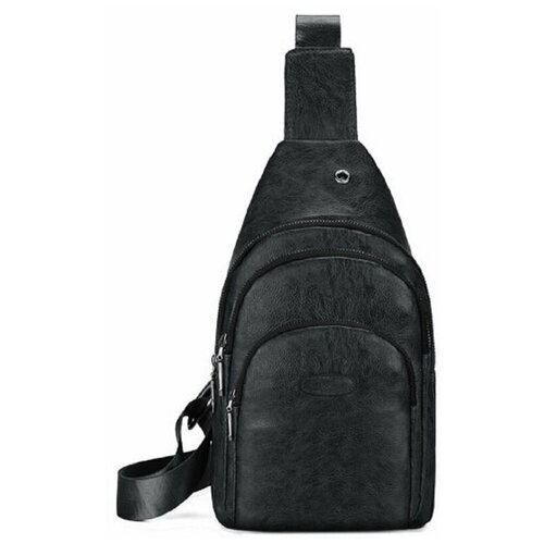 фото Однолямочный кожаный рюкзак rotekors gear rg6021-1 коричневый
