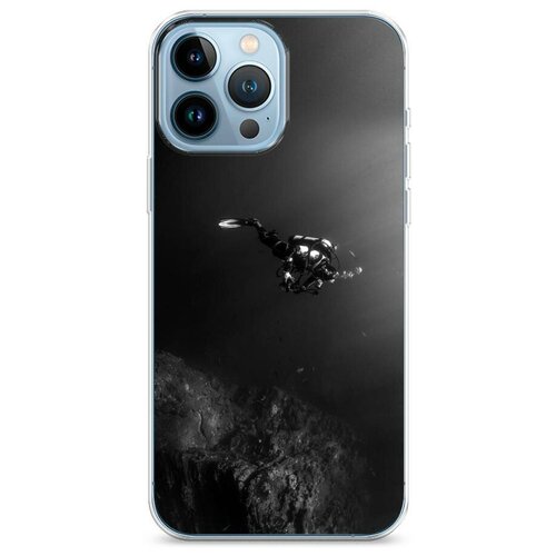 фото Силиконовый чехол "хобби дайвинг" на apple iphone 13 pro max / айфон 13 про макс case place