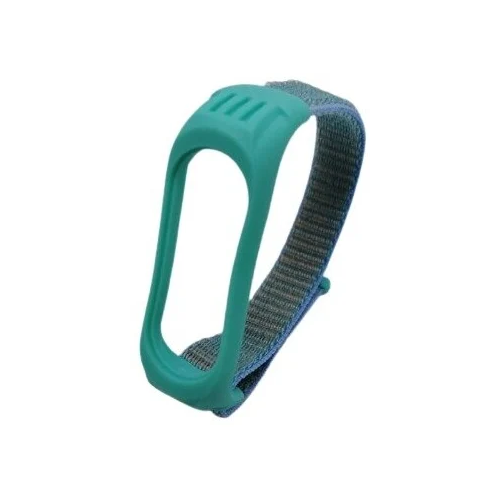 фото Сменный браслет для xiaomi mi band 5 / mi band 4 / mi band 3 нейлоновый бирюзовый