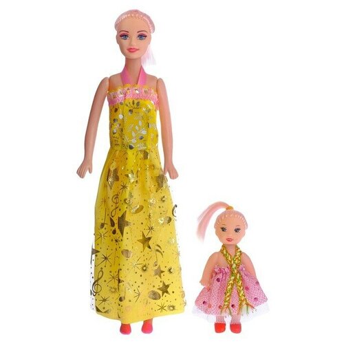 фото Кукла модель для девочки каролина с малышкой нет бренда