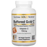 California Gold Nutrition Buffered Vitamin C капс., 750 мг, 0.29 г, 240 шт.