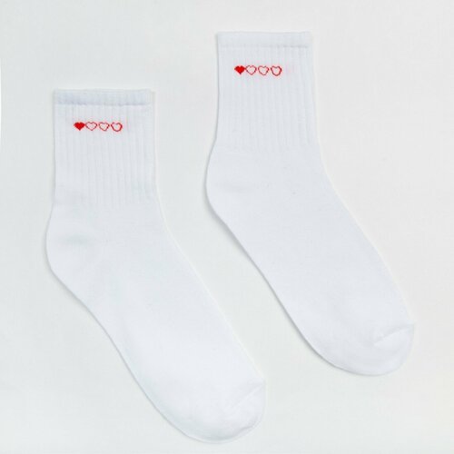 фото Женские носки minaku, размер 36-37, белый