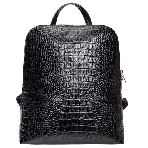 фото Сумка-рюкзак fabula, натуральная кожа, черный