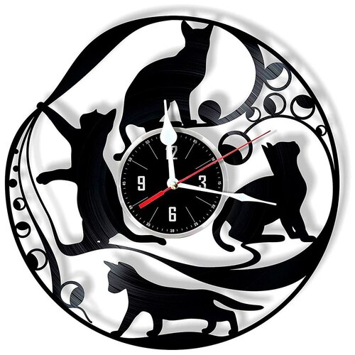 фото Часы из виниловой пластинки (c) vinyllab cats