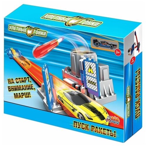 фото Игровой набор база игрушек улетные гонки: пуск ракеты