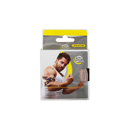 фото Кинезио-тейп 5 см х 5 м - камуфляж lite weights