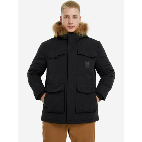 фото Парка camel men's jacket, размер 52, черный