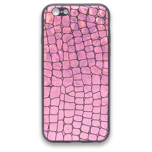 фото Чехол-накладка fantastic skin для apple iphone 6/6s розовая ycase