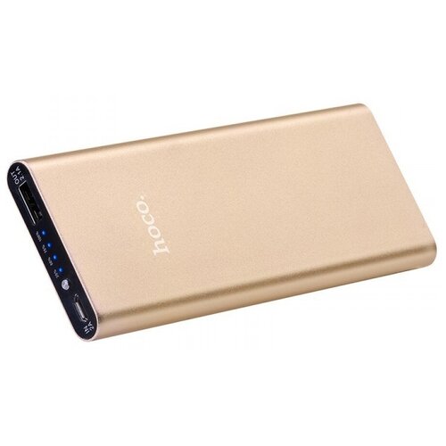 фото Hoco аккумулятор внешний универсальный hoco j17a-10000 mah clear power bank (2usb: 5v-2.1a) золотой hoco 04125