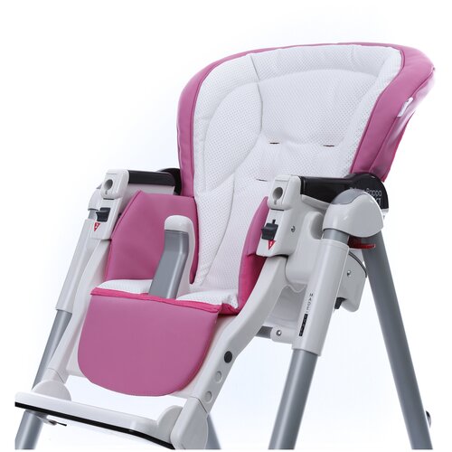 фото Сменный чехол сидения esspero sport к стульчику для кормления peg-perego best (pink/white)