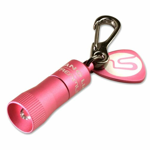 фото Фонарь streamlight pink nano light® with white led. clam packaged. pink