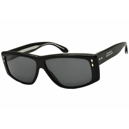 фото Солнцезащитные очки isabel marant, прямоугольные, с защитой от уф, для женщин, черный