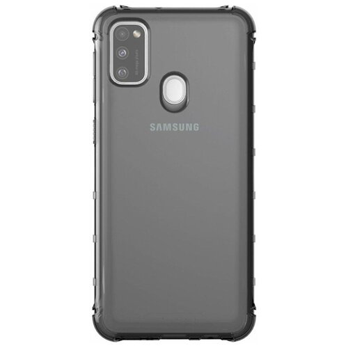 фото Чехол-накладка для samsung (m215) galaxy m21 черный, microfiber case, borasco