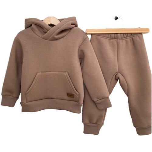 фото Комплект одежды (спортивный костюм) детский baby boom цвет коричневый 122 размер