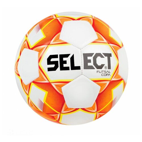 фото Мяч футзальный futsal copa 850318 №4, белый/оранжевый/желтый select