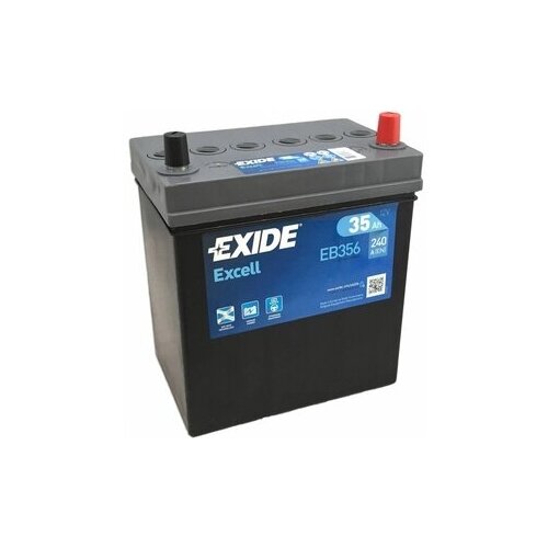 фото Аккумулятор exide excell eb356 35 ач 240а обр. пол.