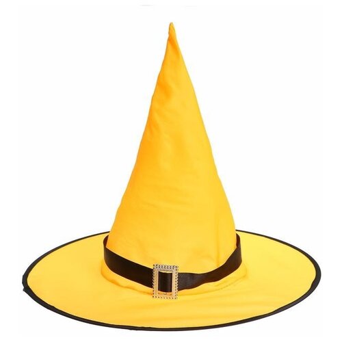 фото Карнавальная шляпа страна карнавалия "колдунья", с диодом, оранжевый