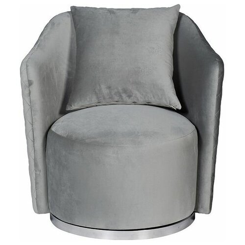фото Кресло verona вращающееся (велюр мятный) размер: 70*80*77 см garda decor