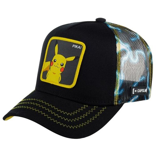 фото Бейсболка с сеточкой capslab cl/pkm3/1/ele1 pokemon pikachu, размер one