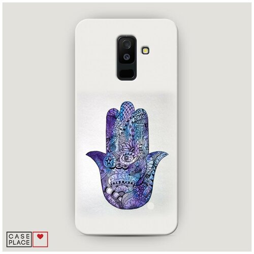 фото Чехол пластиковый samsung galaxy a6 plus хамса case place