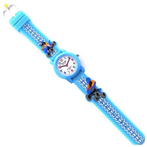 фото Наручные часы omax, кварцевые, корпус латунь, ремешок нерж. сталь, водонепроницаемые, голубой, синий