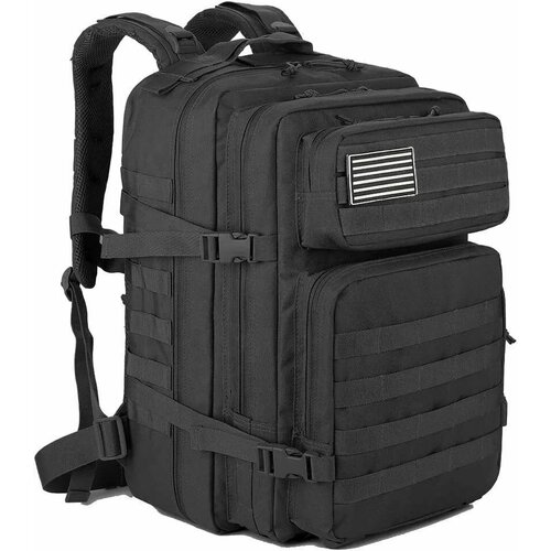 фото Водонепроницаемый тактический рюкзак с эргономичными плечевыми ремнями и поясной поддержкой 45 литров avaчи