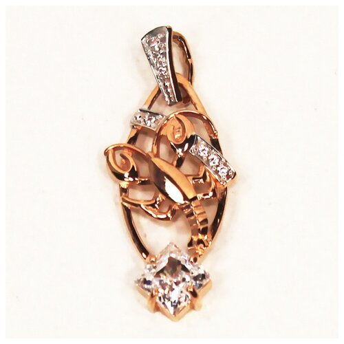 фото The jeweller подвеска знак зодиака рак из золота с фианитами 3-0493