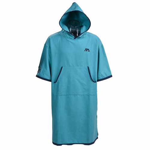 фото Пончо для вейкборда, водных лыж, водных видов спорта aqua marina micro-fabric change poncho aqua, размер xl