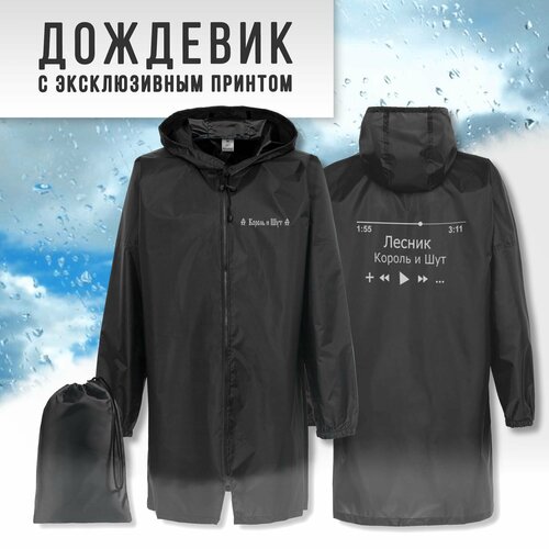 фото Дождевик размер l, черный idol merch