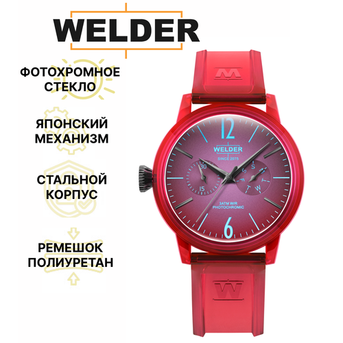 фото Наручные часы welder wwrp403, красный