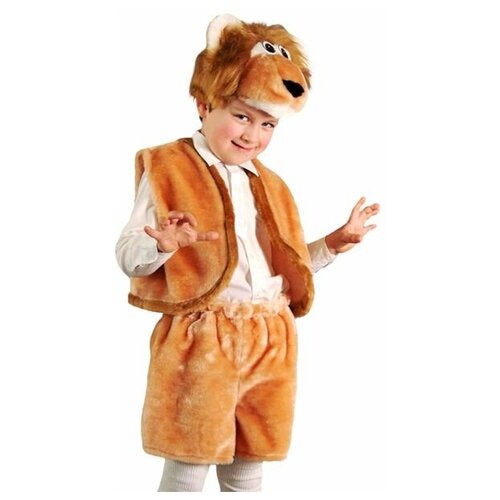 фото Карнавальный костюм львенок большой, 5-7 лет, бока 1004/б-бока