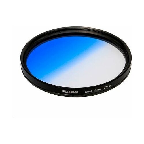 Голубой градиентный фильтр Fujimi 62 мм.