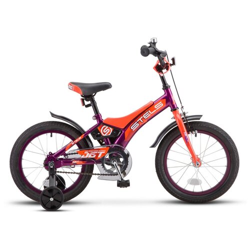 фото Велосипед stels jet 16 z010 (2018) размер рамы: 9 цвет: фиолетовый/оранжевый