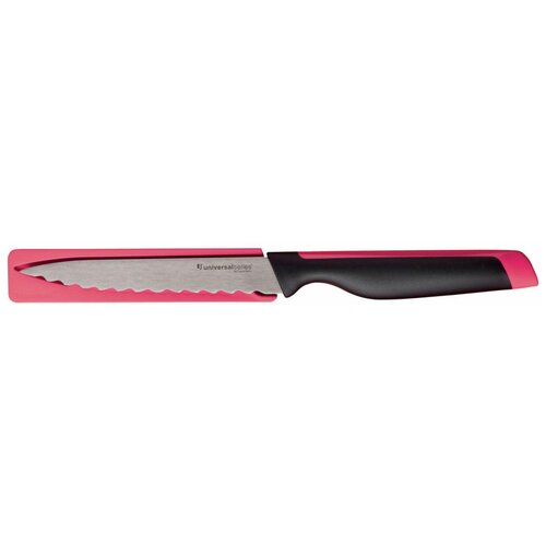 фото Нож для овощей tupperware universal, лезвие 13 см, черный/малиновый