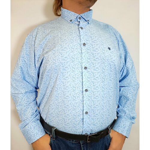 фото Рубашка castelli, размер 6xl, голубой