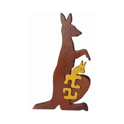 фото Неразберишка кенгуру головоломка деревянная не указан
