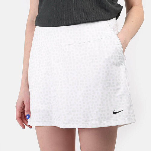 фото Юбка-шорты nike dri-fit uv women's golf skirt, размер m, белый