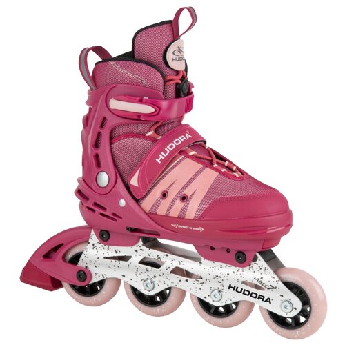 фото Hudora ролики inline skates comfort strong berry gr. 29-34 розовые (28452)