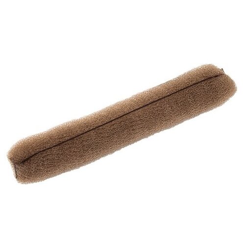 фото Sibel - сибл подкладка для волос коричневая с фиксацией на резинке, 23 см -
