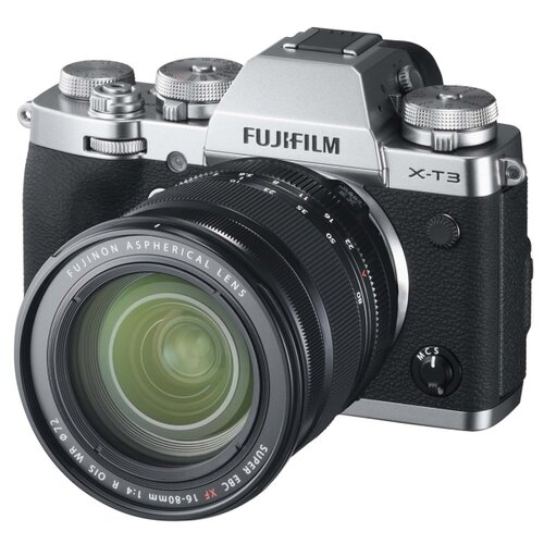 фото Фотоаппарат fujifilm x-t3 kit серебристый fujinon xf16-80mm f4 r ois wr