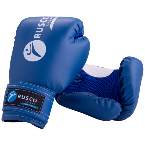 фото Боксерские перчатки rusco sport 4-10 oz синий 6 oz