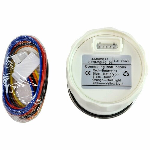 фото Указатель температуры охлаждающей жидкости двигателя, для приборной панели лодки, катера, судна и др tainor