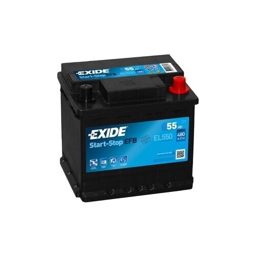 фото Аккумулятор exide efb start-stop el550 55 ач 480а