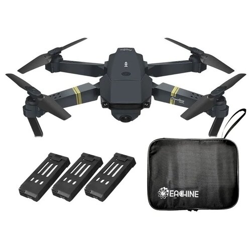 фото Квадрокоптер eachine e58 wifi fpv 2mp (3 батареи + сумка), black