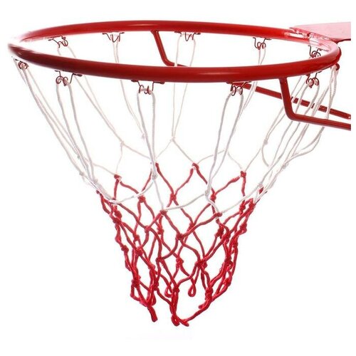 фото Сетка баскетбольная, двухцветная, нить 3,2 мм, (2 шт) нет бренда
