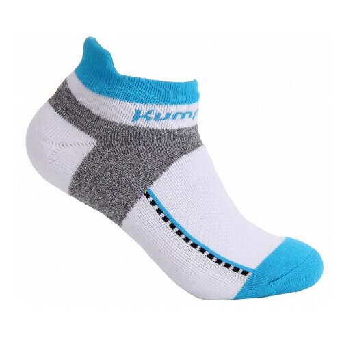 фото Носки спортивные kumpoo socks kso-65m x1 white/blue, 24-26см