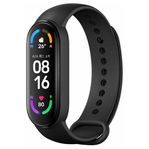 фото Умный браслет xiaomi mi smart band 6 cn, черный