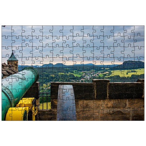 фото Магнитный пазл 27x18см."кенигштайн, замок, крепость" на холодильник lotsprints