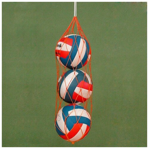 фото Сетка на 10-12 мячей, арт.fs-№10, 2 мм пп, ячейка 10см, различные цвета made in russia